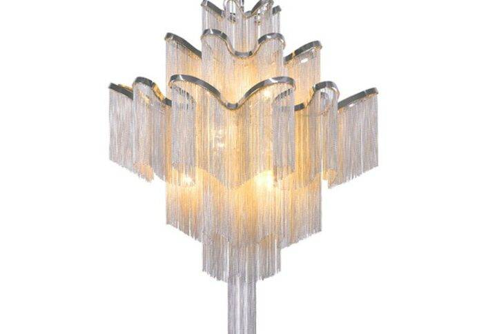 Glamorous Aluminum Chain Chandelier