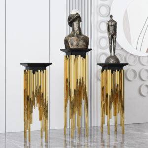 Elite Gold Black Marble Rack 7 Elite Gold Black Marble Rack