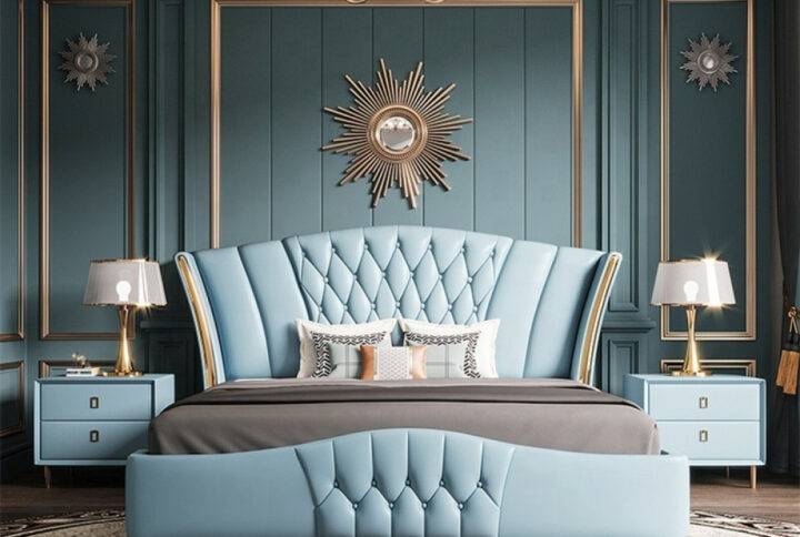 Comfortable Italian Leather Decked Beds