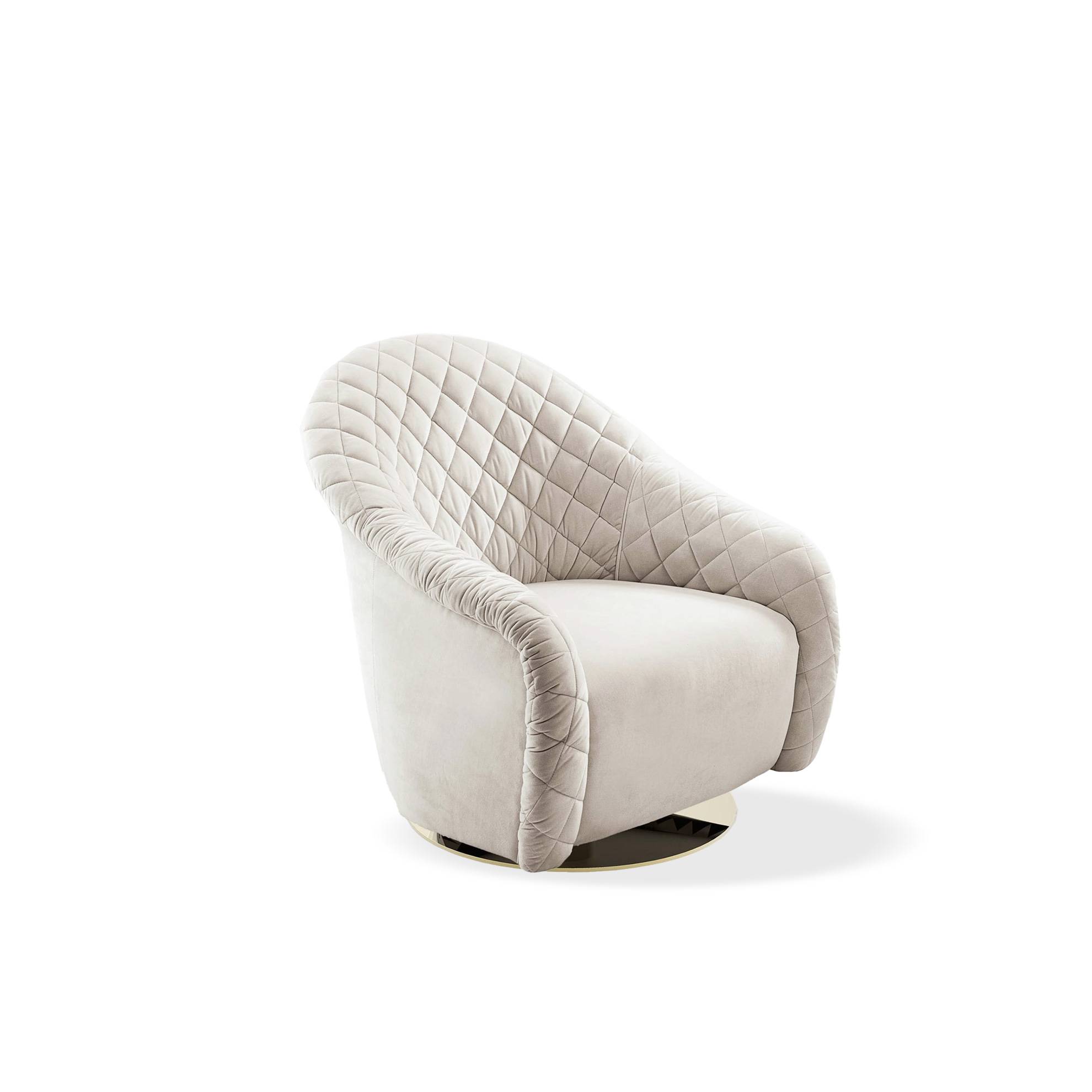 Luxury White Velvet Leisure Chair 2 1 57