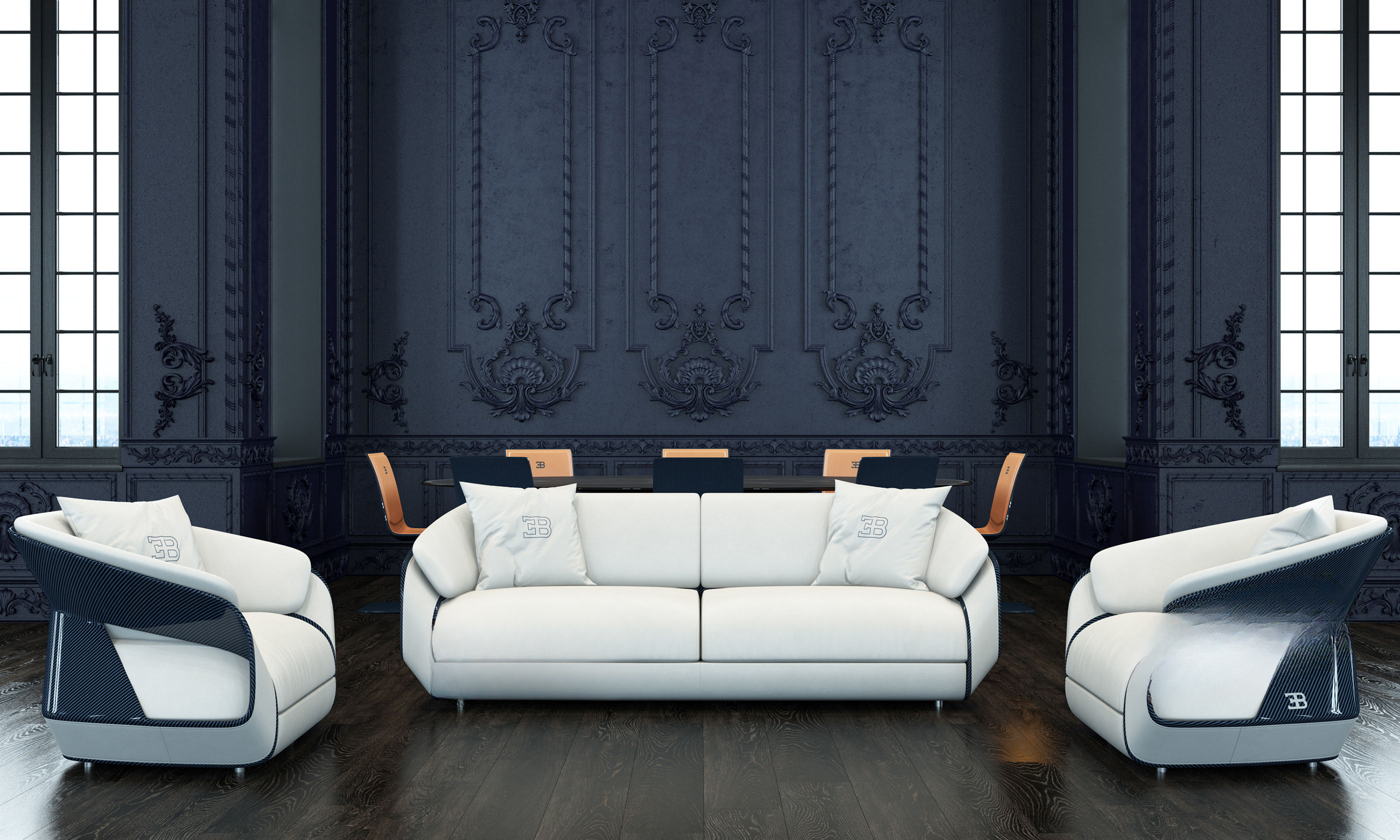 Glorious Leather Chesterfield Couch 4 3 49