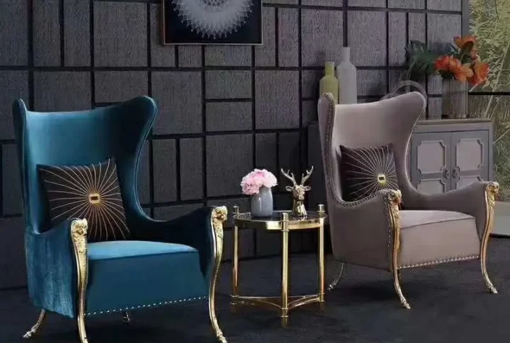 Luxury Fabric Leisure Chair