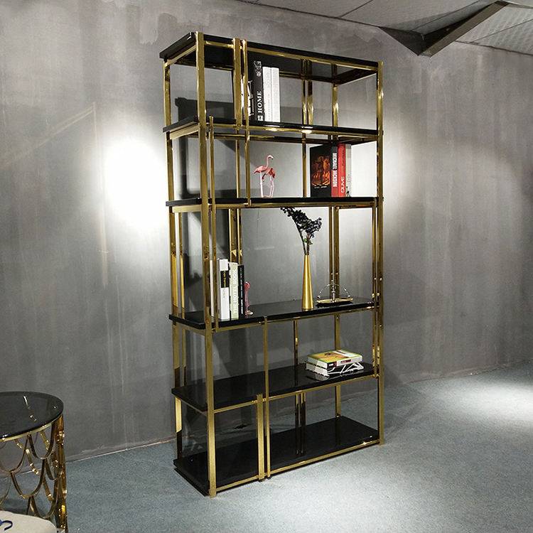 Indulgent Classical Stainless Steel Bookshelf 4 H6faf2e2b115146a59892df604b927c797