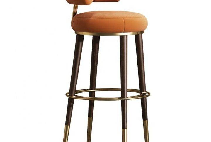 Creative Upholstered Bar Chair