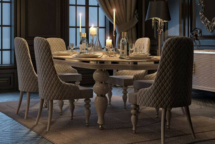 Luxury Dining Carved Chairs