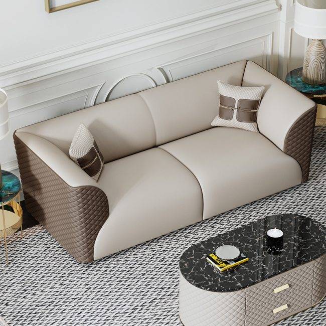 Luxury Leather Sectional Sofas and Elegant Arc Sleeper Sofa Beds