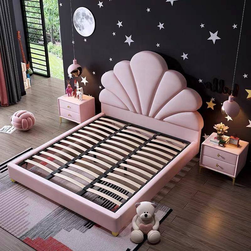 Luxury Scalloped Velvet Pink Bed 4 Hcd43a4c6d10a4978b5223b508582a175W