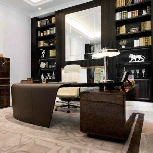 Irresistible High-End Office Desk 7 Boss Home's High-End Italian Office Desks: Luxury and Tech