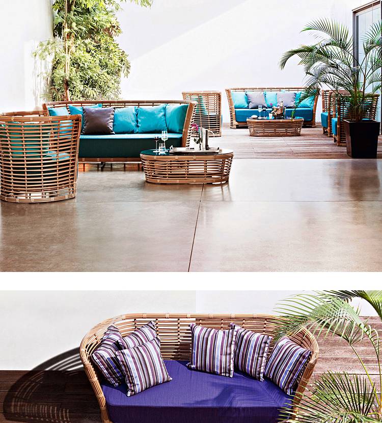 Open-Air Patio Sofa Tempered Glass Coffee Table Garden High-Back Rattan Chair Living Room Villa Garden Outdoor Furniture Set Open-Air Patio Sofa Tempered Glass Coffee Table Garden High-Back Rattan Chair Living Room Villa Garden Outdoor Furniture Set