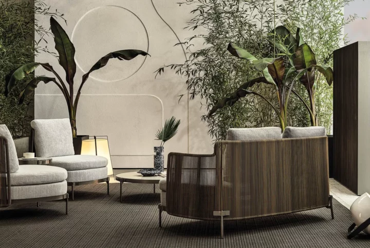 Minotti Tape Cord Outdoor Sofas