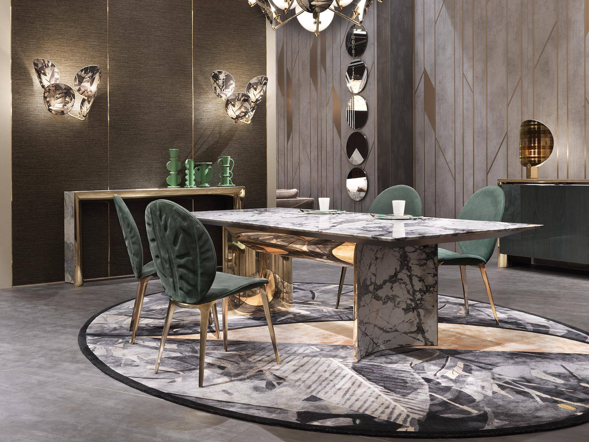 Elite Ensemble: Dominant Kerwan Dining Table & Monumental Astrid Chair