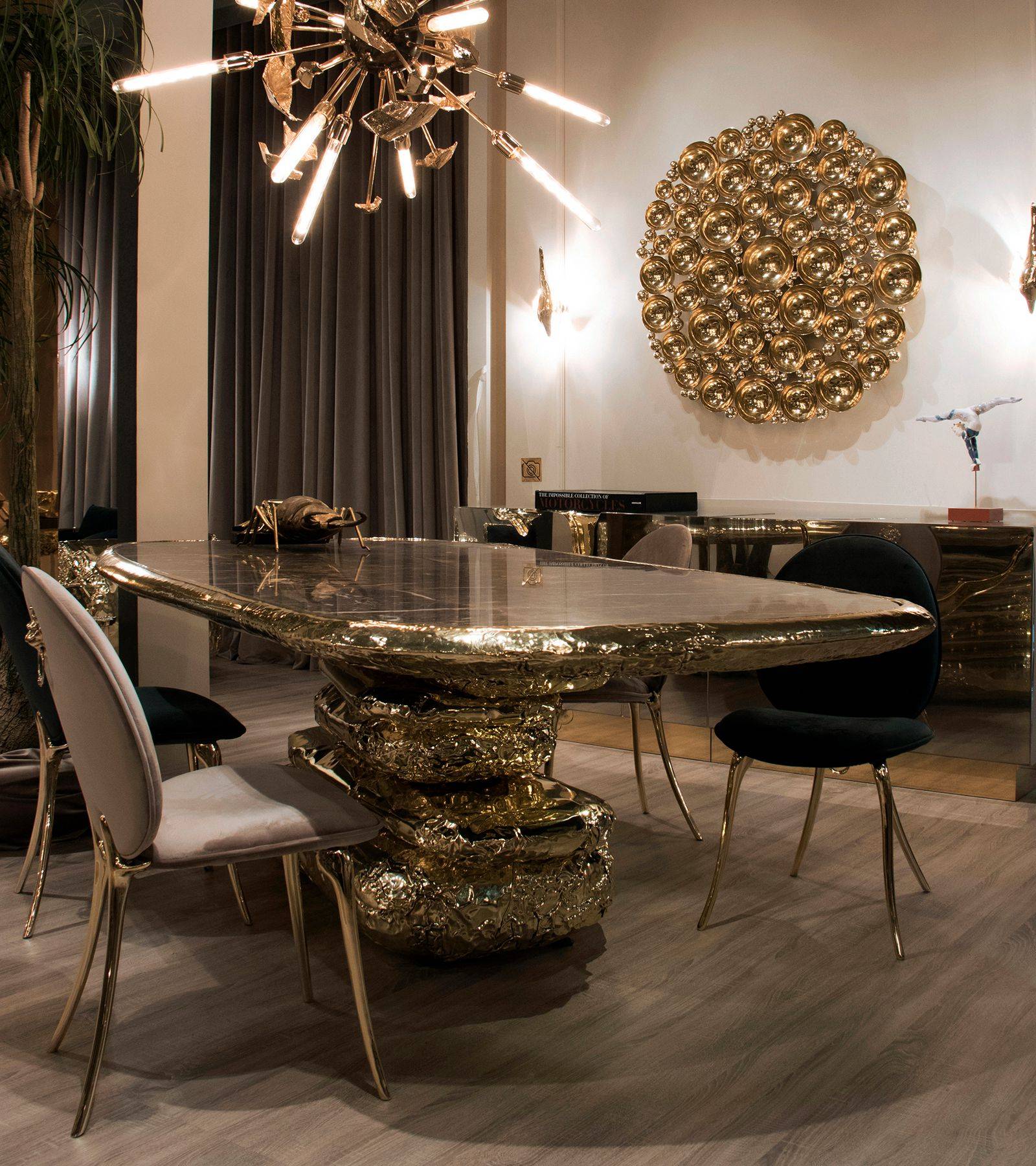 Powerful Luxury: Soleil Chair & Stonehenge Table