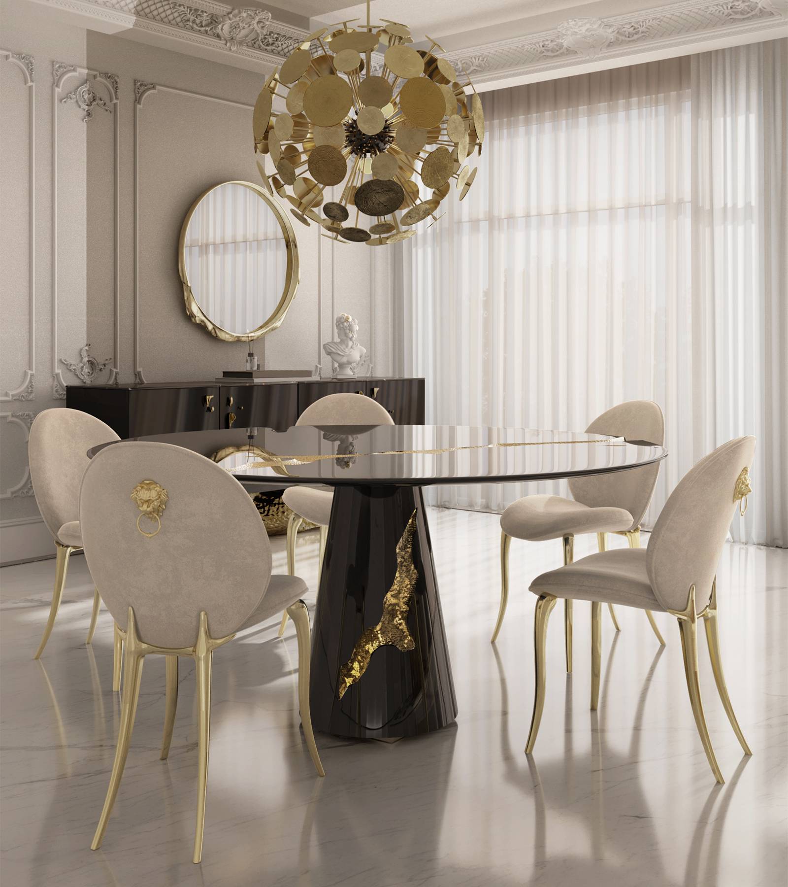 Lapiaz Black Dining Table Gallery 01