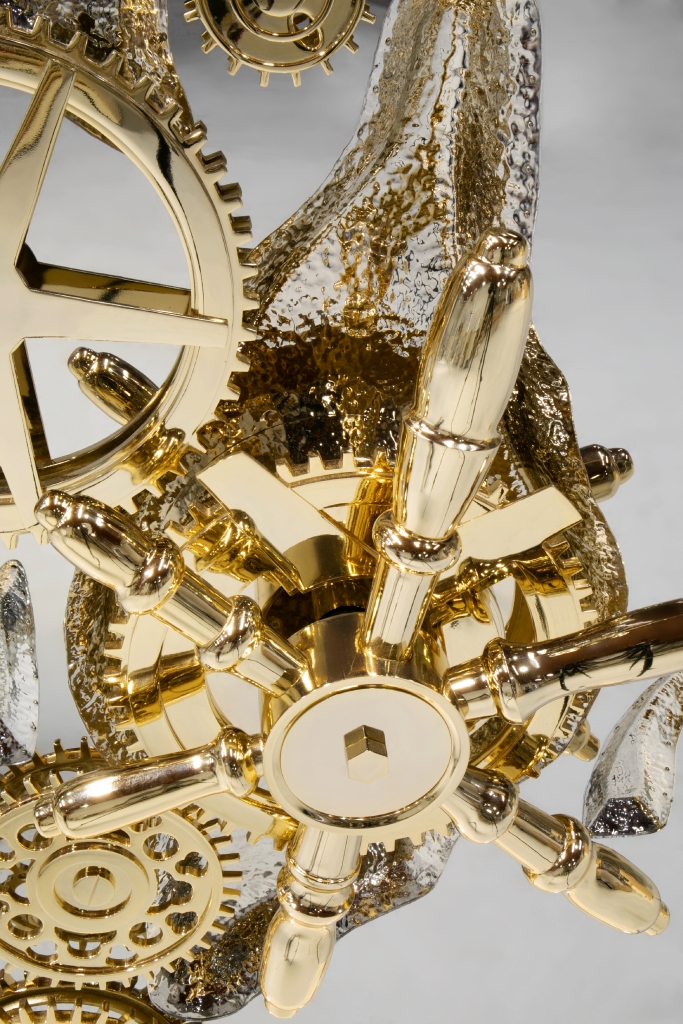 A Deep Dive into Artistry and Details 77 Details: Robust Millionaire Safe by Boca do Lobo, with industrial aesthetic, metallic finish, and intricate locking mechanisms.